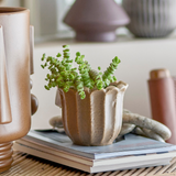 Mini Chaca Brown Flowerpot