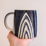 Shama Hand Painted Blue Mug