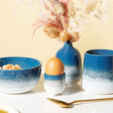 Mojave Blue Glaze Egg Cup