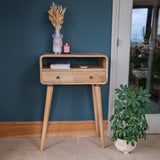 Hamade Open Console Table, Small - Natural