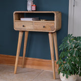 Hamade Open Console Table, Small - Natural