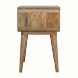 Wellner 1 Drawer Bedside Table, Medium - Natural