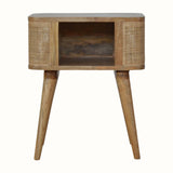 Wellner Open Bedside Table - Natural