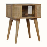 Wellner Open Bedside Table - Natural