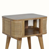 Wellner Open Bedside Table - Natural