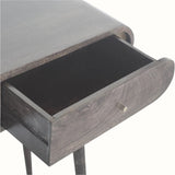 Merrill 2 Drawer Console Table - Ash Black