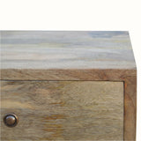 Fogel 4 Drawer Bedside Table - Natural