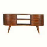 Haft Media Unit - Chestnut