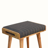 Keene Bench - Pewter Tweed/Natural