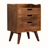 Nordell Bedside Table, Medium - Chestnut