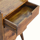 Nordell Bedside Table, Medium - Chestnut