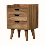 Nordell Bedside Table, Small - Natural