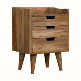 Nordell Bedside Table, Small - Natural