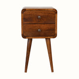 Hamade Bedside Table, Small - Chestnut