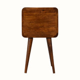 Hamade Bedside Table, Small - Chestnut