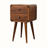 Hamade Bedside Table, Small - Chestnut