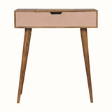 Nordell Blush Dressing Table, Small - Handpainted/Natural