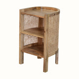 Seeley Open Side Table, Mini - Natural