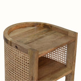 Seeley Open Side Table, Mini - Natural