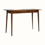 Ellis 2 Drawer Writing Desk, Medium -  Chestnut