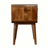 Hamade Bedside Table, Medium - Chestnut