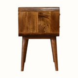 Hamade Bedside Table, Medium - Chestnut