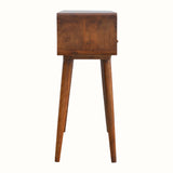 Hamade Open Console Table, Medium - Chestnut