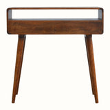 Hamade Open Console Table, Medium - Chestnut