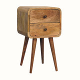 Hamade Bedside Table, Small - Natural