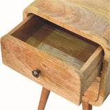 Hamade Bedside Table, Small - Natural