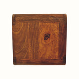 Hamade Wall-Mounted Bedside Table, Small - Chestnut