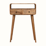 Hamade Open Console Table, Small - Natural