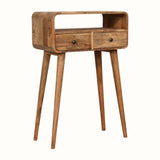 Hamade Open Console Table, Small - Natural