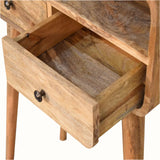 Hamade Open Console Table, Small - Natural