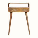 Hamade Open Console Table, Small - Natural