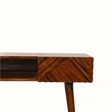 Babej Open Writing Desk - Chestnut