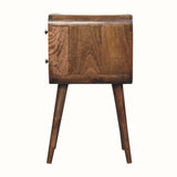 Hamade Bedside Table, Small - Grey Wash