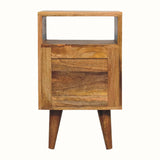 Fogel Open Bedside Table, Small - Natural