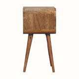 Leckie Bedside Table, Small - Natural