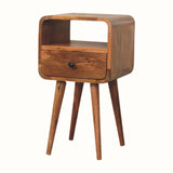 Hamade Open Bedside Table, Small - Natural