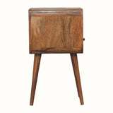 Hamade Open Bedside Table, Small - Natural