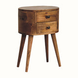 Molina Bedside Table, Small - Natural