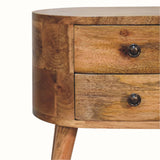 Molina Bedside Table, Small - Natural