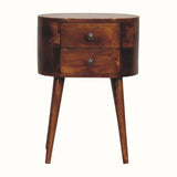 Molina Bedside Table, Small - Chestnut