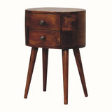 Molina Bedside Table, Small - Chestnut