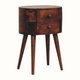 Molina Bedside Table, Small - Chestnut