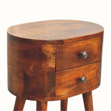 Molina Bedside Table, Small - Chestnut