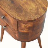 Molina Bedside Table, Small - Chestnut