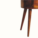 Molina Bedside Table, Small - Chestnut