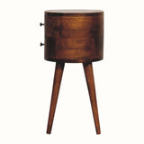 Molina Bedside Table, Small - Chestnut